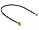 DeLOCK 89647 koaxial kabel 1.13 0,3 m MHF (I-PEX) MHF IV/ HSC MXHP32 Sort, Guld