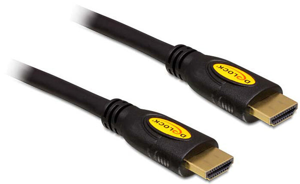 DeLOCK 83737 HDMI-kabel 0,5 m HDMI Type A (Standard) Sort