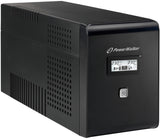 PowerWalker VI 1500 LCD UPS-enhed 1,5 kVA 900 W 2 AC stikkontakt(er)
