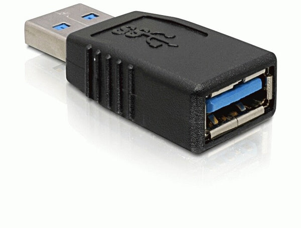 DeLOCK USB 3.0-A Adapter USB-A Sort