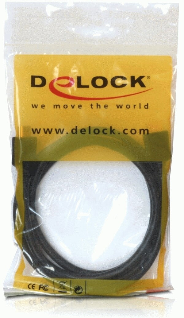 DeLOCK HDMI 1.3 Cable - 1.8m HDMI-kabel 1,8 m Sort
