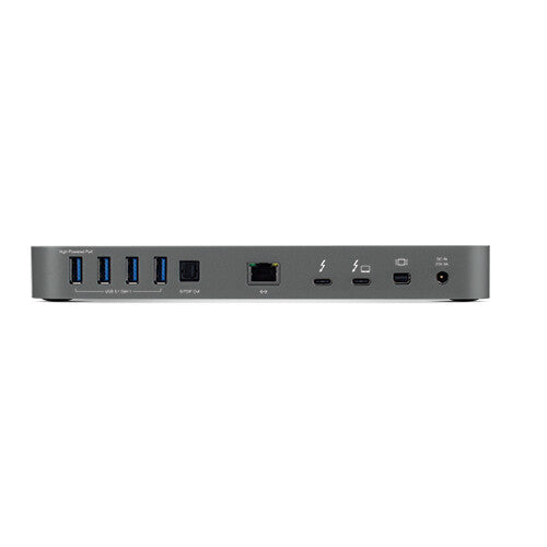OWC OWCTB3DK14PSG dockingstation Ledningsført Thunderbolt 3 Grå