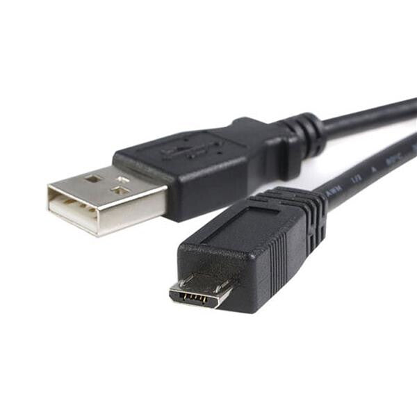 StarTech.com UUSBHAUB1M USB-kabel USB 2.0 1 m USB A Micro-USB B 0,48 Gbit/sek. Sort