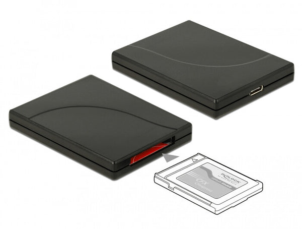 DeLOCK 91749 kortlæser USB 3.1 (Gen 2) Type C Sort