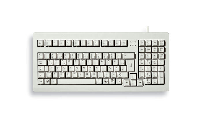 CHERRY G80-1800 tastatur Universel USB QWERTZ Tysk Grå