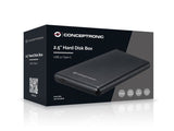 Conceptronic HDE02B drevkabinet HDD kabinet Sort 2.5"