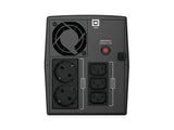 Conceptronic ZEUS03EM UPS-enhed Interaktivt indgangsstik 1,2 kVA 720 W 5 AC stikkontakt(er)