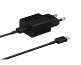 Samsung EP-T1510XBEGEU oplader til mobil enhed Universel Sort Vekselstrøm Hurtig opladning Indendørs