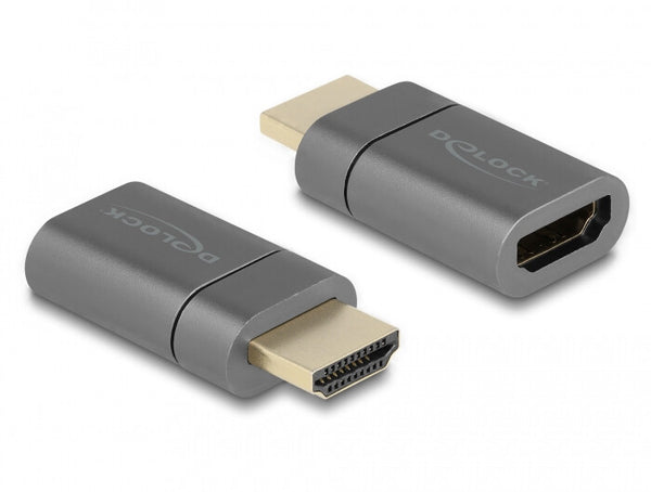 DeLOCK 66684 kabel kønsskifter HDMI Type A (Standard) Grå