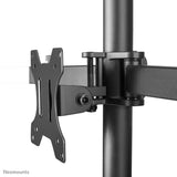 Neomounts FPMA-D550DD3BLACK skærmbeslag og -stativer 68,6 cm (27") Skrivebord Sort