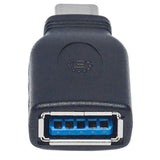 Manhattan 354646 kabel kønsskifter USB C USB A Sort