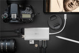 Goobay 49850 interface hub USB Type-C 5000 Mbit/s Sølv