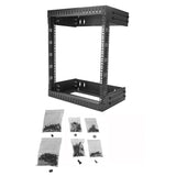 StarTech.com RK12WALLOA stativ 12U Vægmonteret stativ Sort
