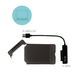 i-tec MYSAFEU313 drevkabinet HDD/SSD kabinet Sort 2.5"