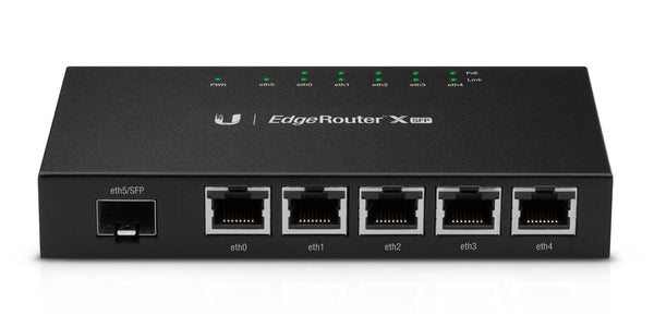 Ubiquiti ER-X-SFP kabelforbundet router Sort