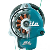 Makita DUR368LZ børsteskærer & strengtrimmerer 35 cm Batteri Sort, Blå
