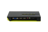 LevelOne KVM-0421 KVM Switch Sort, Grøn