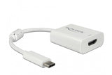 DeLOCK 63937 videokabel adapter 0,1 m USB Type-C HDMI Hvid