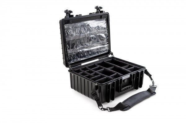 B&W Cases Type 6000 transportkasse til udstyr Taske/klassisk taske Sort
