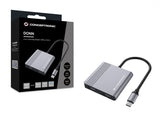 Conceptronic DONN13G dockingstation Ledningsført USB 3.2 Gen 1 (3.1 Gen 1) Type-C Grå