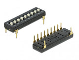 DeLOCK 66309 tilbehør til printkort (PCB) DIP-kontakt 2 stk