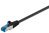 Goobay 93664 netværkskabel Sort 0,5 m Cat6a S/FTP (S-STP)