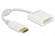 DeLOCK 61010 videokabel adapter 0,15 m DisplayPort DVI-D Hvid