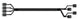 Intel AXXCBL625CVCX kabel kønsskifter 4 x OCuLink SFF-8611 Sort