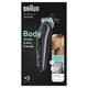 Braun BodyGroomer BG5340 Sort, Sølv