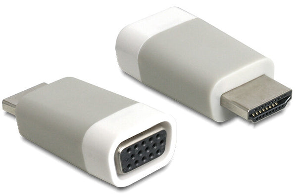 DeLOCK 65472 kabel kønsskifter HDMI-A VGA Hvid