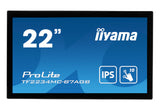 iiyama ProLite TF2234MC-B7AGB computerskærm 54,6 cm (21.5") 1920 x 1080 pixel Fuld HD LED Berøringsskærm Multibruger Sort