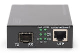 Digitus DN-82140 netværksomformer til medie 1000 Mbit/s Sort