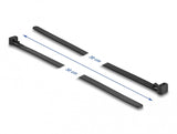 DeLOCK 19066 kabelsamler Krog og løkke kabelbinder Nylon Sort 100 stk