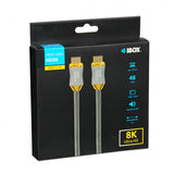 iBox HD08 HDMI-kabel 2 m HDMI Type A (Standard) Sølv