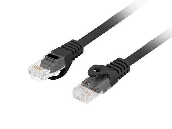 Lanberg PCU6-10CU-0200-BK netværkskabel Sort 2 m Cat6 U/UTP (UTP)