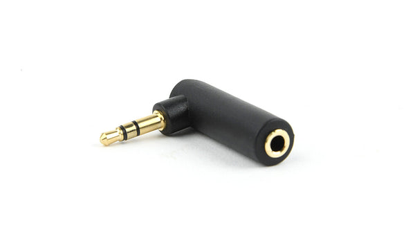 Gembird A-3.5M-3.5FL kabel kønsskifter 3.5mm Sort