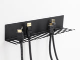 DeLOCK 66729 kabelorganisator Væg Kabelholder Sort 1 stk