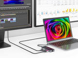 Conceptronic DONN14G dockingstation Ledningsført USB 3.2 Gen 1 (3.1 Gen 1) Type-C Grå