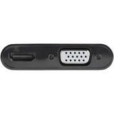 StarTech.com DP2VGAHD20 videokabel adapter DisplayPort HDMI + VGA (D-Sub) Sort
