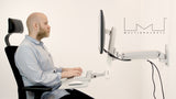 Multibrackets 4351 All-in-one PC/arbejdsstation montering & stativ 11,5 kg Hvid 38,1 cm (15") 68,6 cm (27")