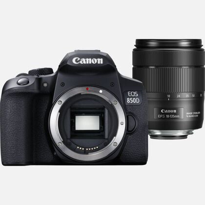 Canon EOS 850D SLR kamerasæt 24,1 MP CMOS 6000 x 4000 pixel Sort