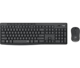 Logitech MK295 Silent Wireless Combo tastatur Mus inkluderet Kontor RF trådløst Ungarsk Grafit