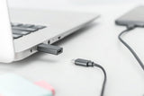 Digitus AK-300524-000-S kabel kønsskifter USB A USB-C jack Sort