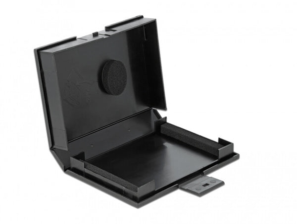 DeLOCK 18372 etui til drev Cover Plast Sort