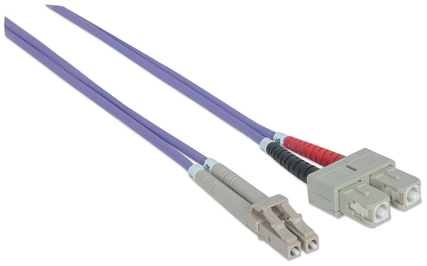 Intellinet 750936 InfiniBand og fiberoptisk kabel 3 m LC SC Violet