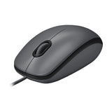 Logitech Mouse M90 mus Kontor Ambidextrous USB Type-A Optisk 1000 dpi
