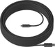Logitech 939-001799 USB-kabel USB 3.2 Gen 2 (3.1 Gen 2) 10 m USB A USB C 10 Gbit/sek. Grafit