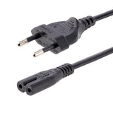 StarTech.com PXTNB2SEU1M el-ledning Sort 1 m CEE7/16 C7 forbinder