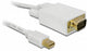 DeLOCK Displayport mini to VGA 3 m VGA (D-Sub) mini DisplayPort Hvid