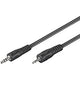 Goobay AVK 313-200 2.0m lydkabel 2 m 2.5mm 3.5mm Sort